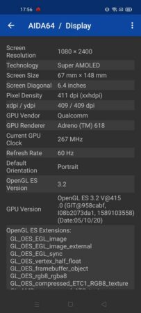 Review realme 7 Pro 45 AIDA64 realme 7 Pro 3