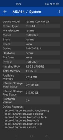 Review realme X50 Pro 37 AIDA64 realme X50 Pro 1