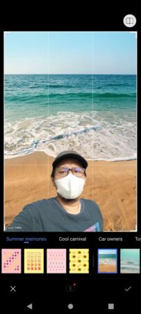 Fitur editing kamera Vivo V20 5