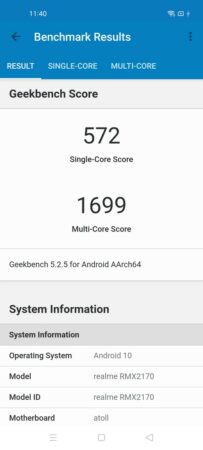 Review realme 7 Pro 50 Geekbench 5 realme 7 Pro