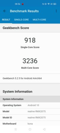 Geekbench 5 realme X50 Pro