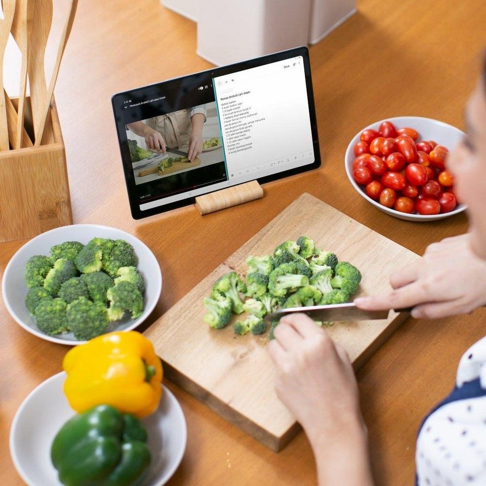 Samsung Galaxy Tab A7 Belajar masak bersama anak