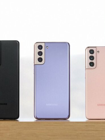 Galaxy S21 series pinkvioletblack