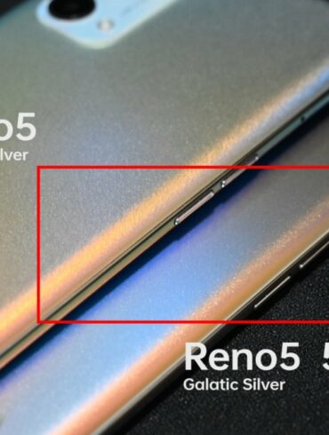 Perbedaan OPPO Reno5 Fantasy Silver dan Reno5 5G Galactic Silver