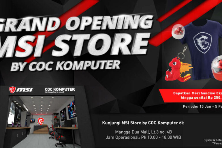 MSI Concept Store Terlengkap di Indonesia Dibuka di Mal Mangga Dua 45 msi coc jan 2021