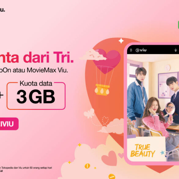 3 indonesia Tokopedia x Viu