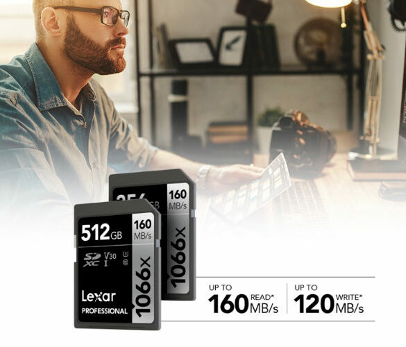 Lexar Professional 1066x SDXC UHS I cards SILVER Series 1 e1613033167121