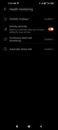 Huawei Health Screenshot 2