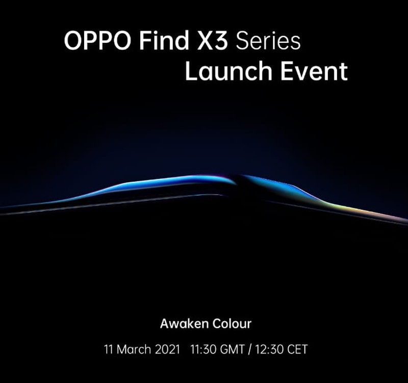 OPPO Find X3 Pre Launch Image