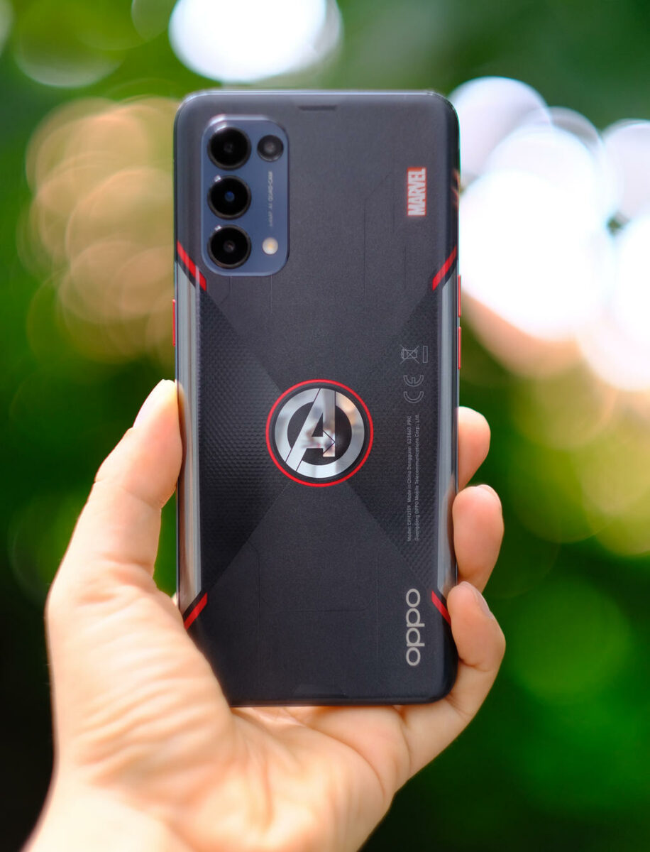 hands on oppo reno 5 marvel edition