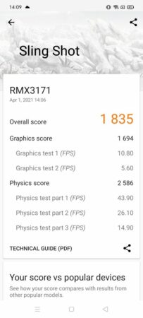 3DMark realme Narzo 30A