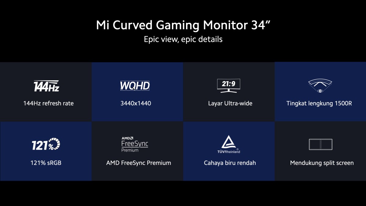 Mi Curved Gaming Monitor 34 .012