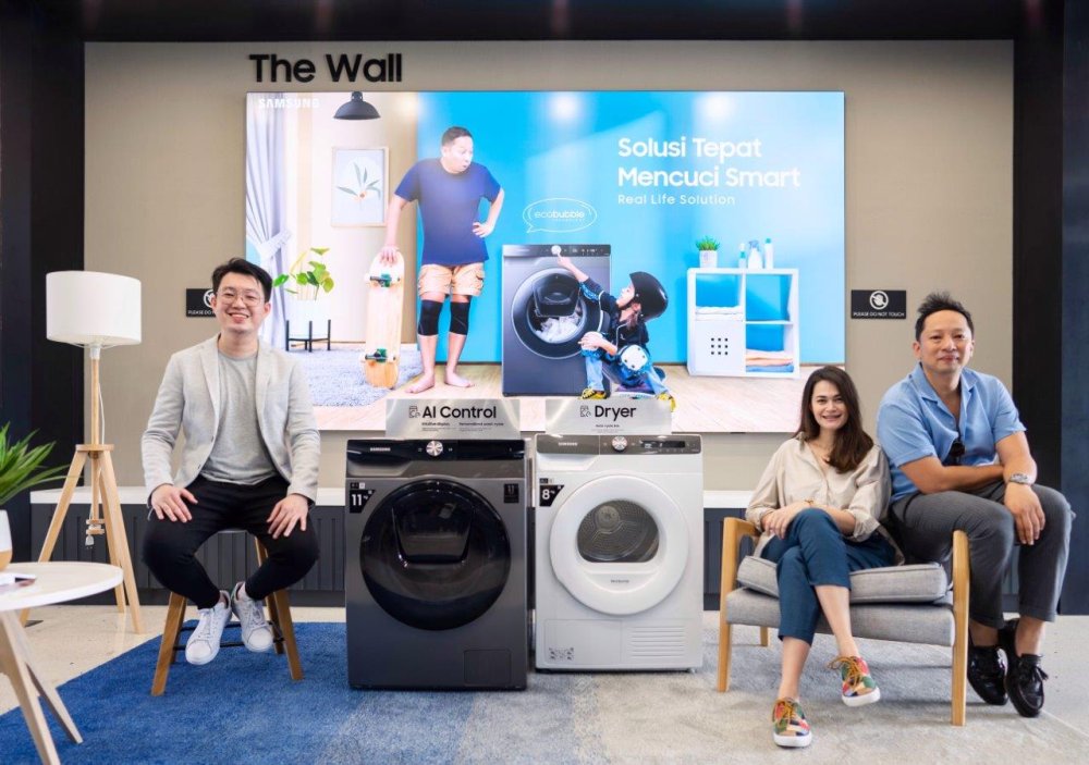 Samsung Ecobubble Washer dan Dryer Hendry Ringgo Sabai
