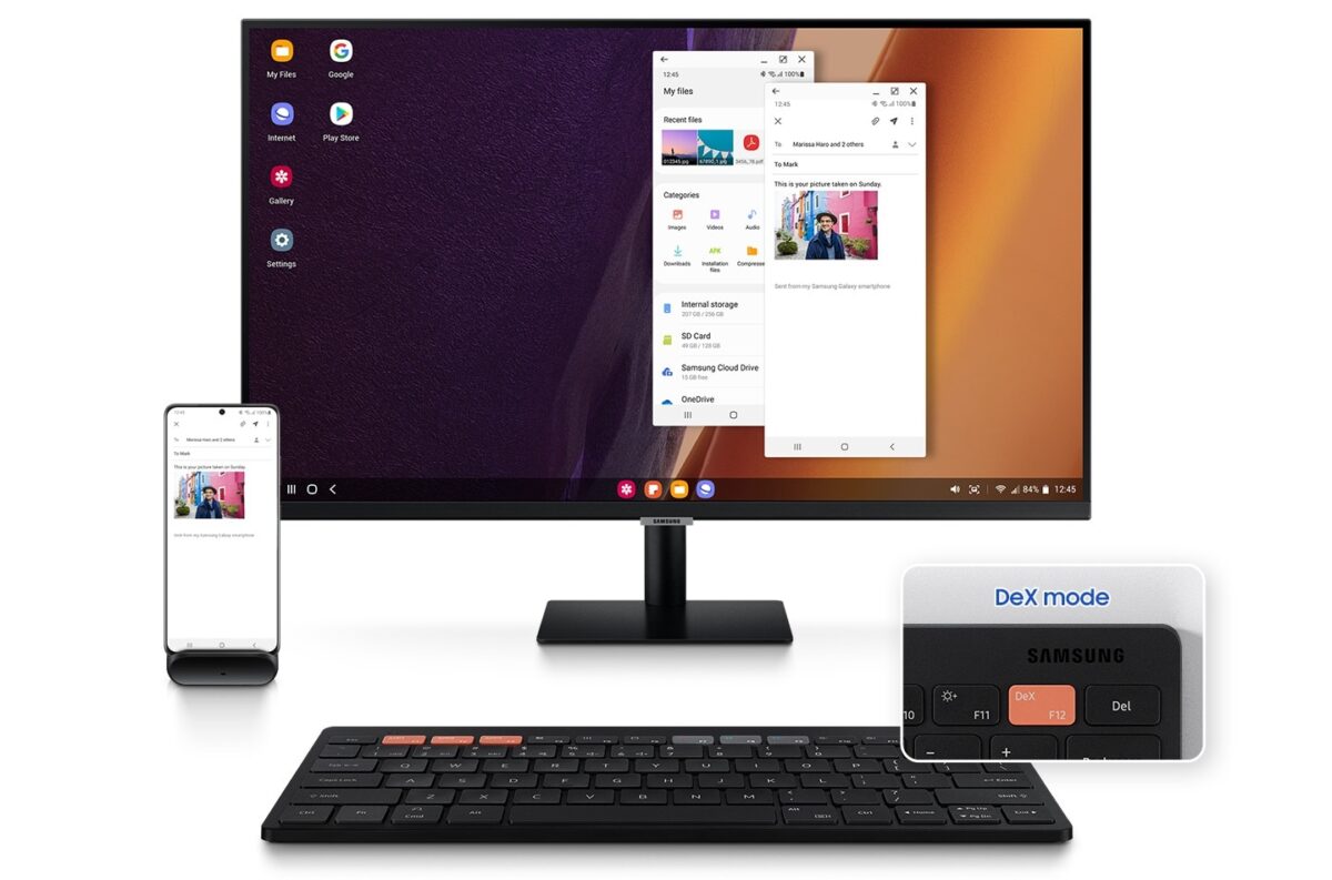 Samsung Keyboard Trio 500: Keyboard 
