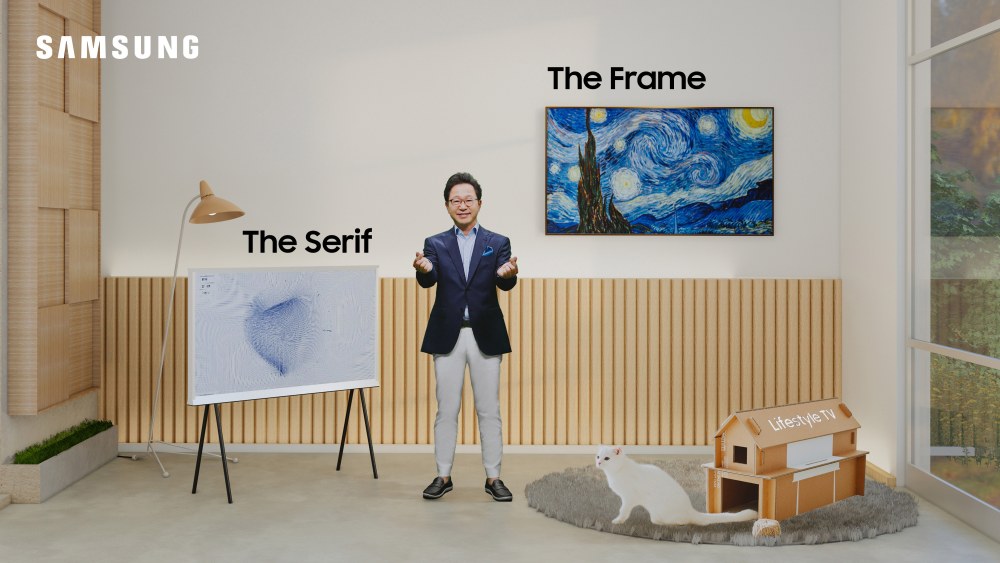Mr. Yoonsoo Kim with The Frame The Serif