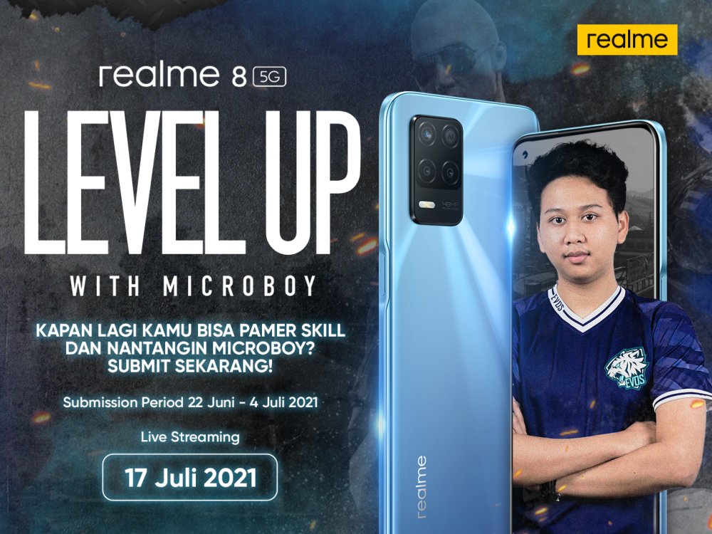 realme 8 5G LEVEL UP with Microboy