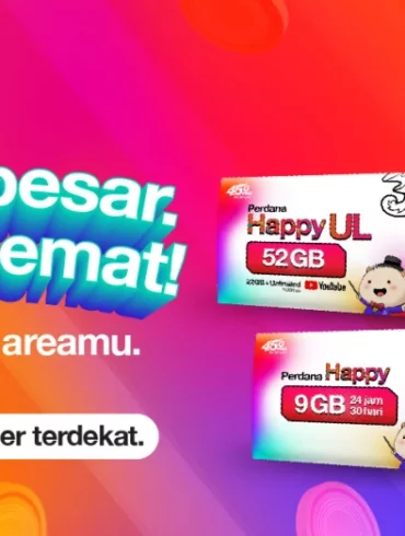 3 Indonesia Hadirkan Perdana Happy 9 GB dan Happy Unlimited 52 GB dengan Harga Lebih Murah 27 3 Perdana Happy