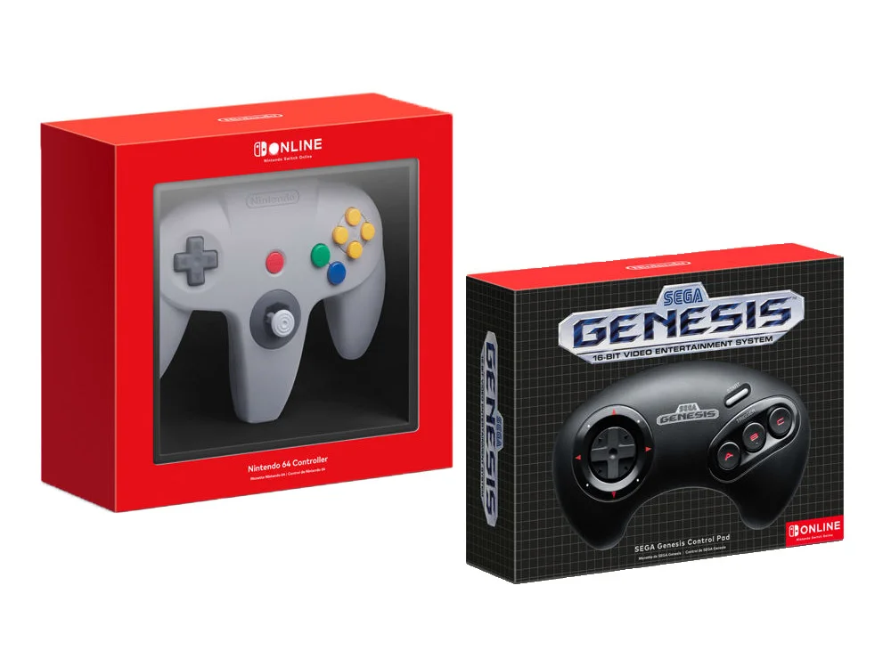 Nintendo Switch N64 dan Sega Genesis Controller