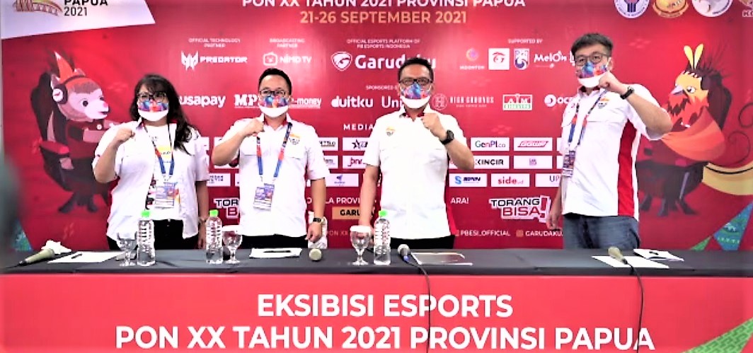 Prescon Eksibisi Esports PON XX Papua 2021 2