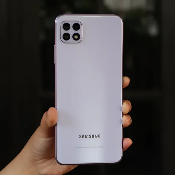 Review Samsung Galaxy A22 5G 39 Samsung Galaxy A22 5G Violet 1