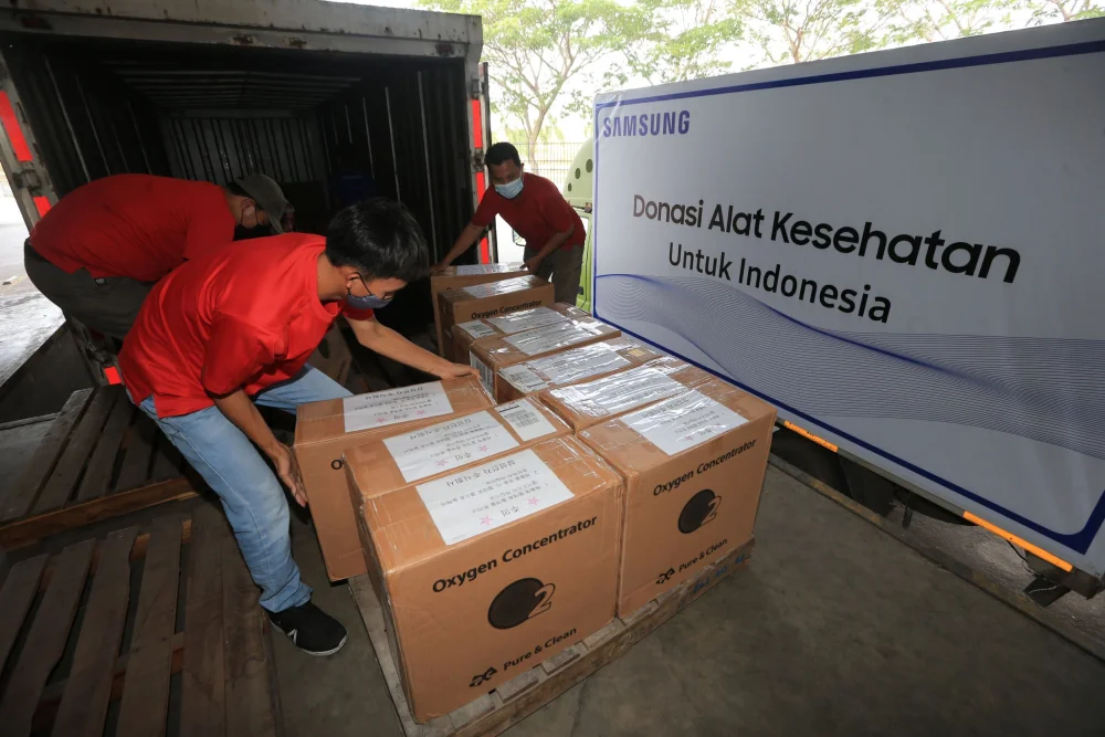 Samsung Indonesia bantuan COVID 19