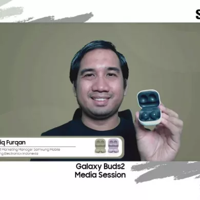 Taufiq Furqan dalam acara Galaxy Buds2 Media Session 2