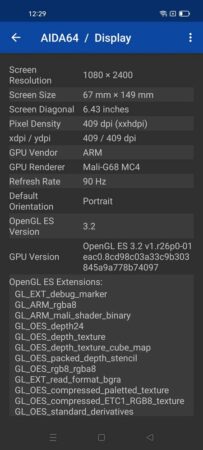 Review OPPO Reno6 5G 39 AIDA 64 OPPO Reno6 5G 3
