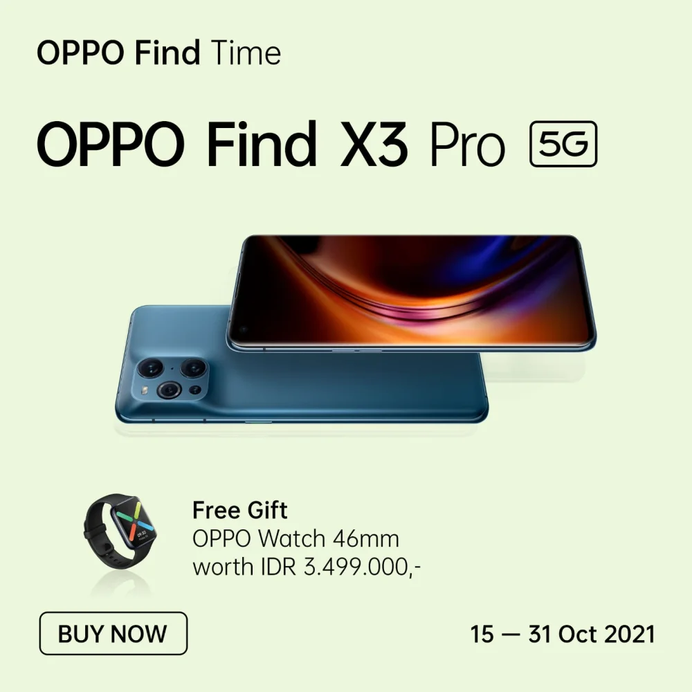 OPPO Find Time bundling Find X3 Pro