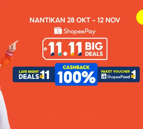 ShopeePay 11.11 Big Deals Tawarkan Promo Late Night Deals Rp11 dan Cashback 100 Persen 24 ShopeePay 1111 Big Deals