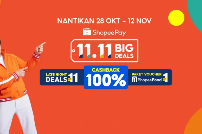 ShopeePay 11.11 Big Deals Tawarkan Promo Late Night Deals Rp11 dan Cashback 100 Persen 29 ShopeePay 1111 Big Deals