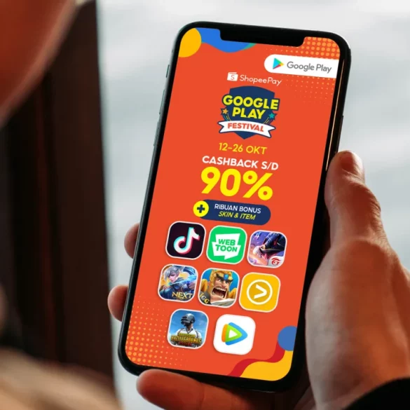 Cashback hingga 90 Persen, ShopeePay Kembali Hadirkan Google Play Festival 35 ShopeePay Google Play Festival