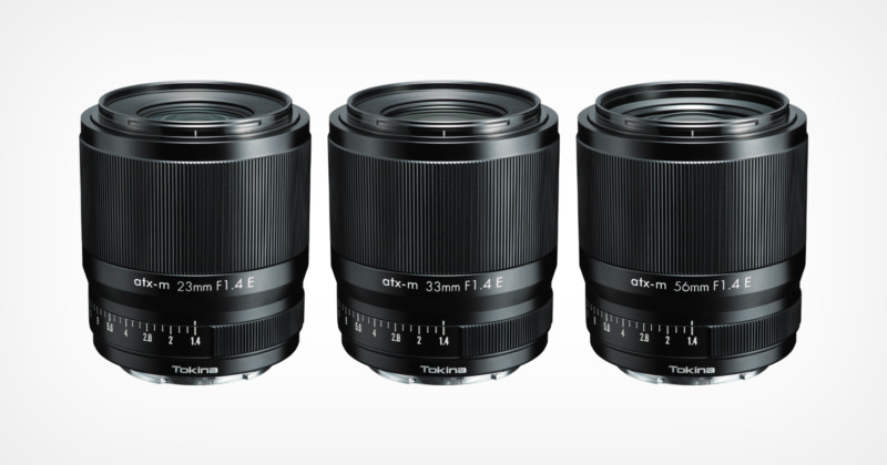 Tokina Unveils 23mm 33mm and 56mm f1.4 APS C 1