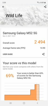 Review Samsung Galaxy M52 5G 52 3DMark Galaxy M52 5G