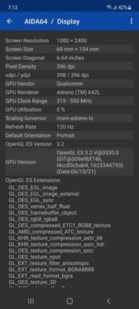Review Samsung Galaxy M52 5G 47 AIDA64 Galaxy M52 5G 3