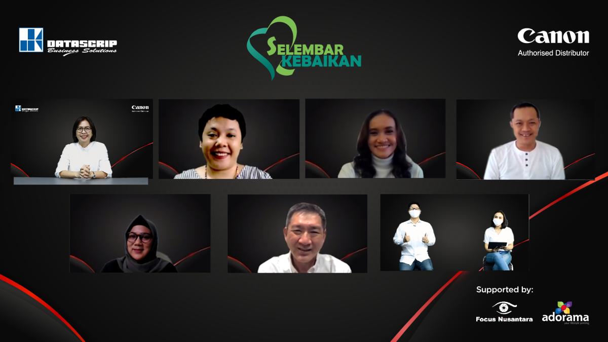 Canon dan PT Datascrip Kembali Gelar Program Selembar Kebaikan 40 Photo Caption