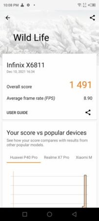 3DMark Infinix Zero X Pro 1
