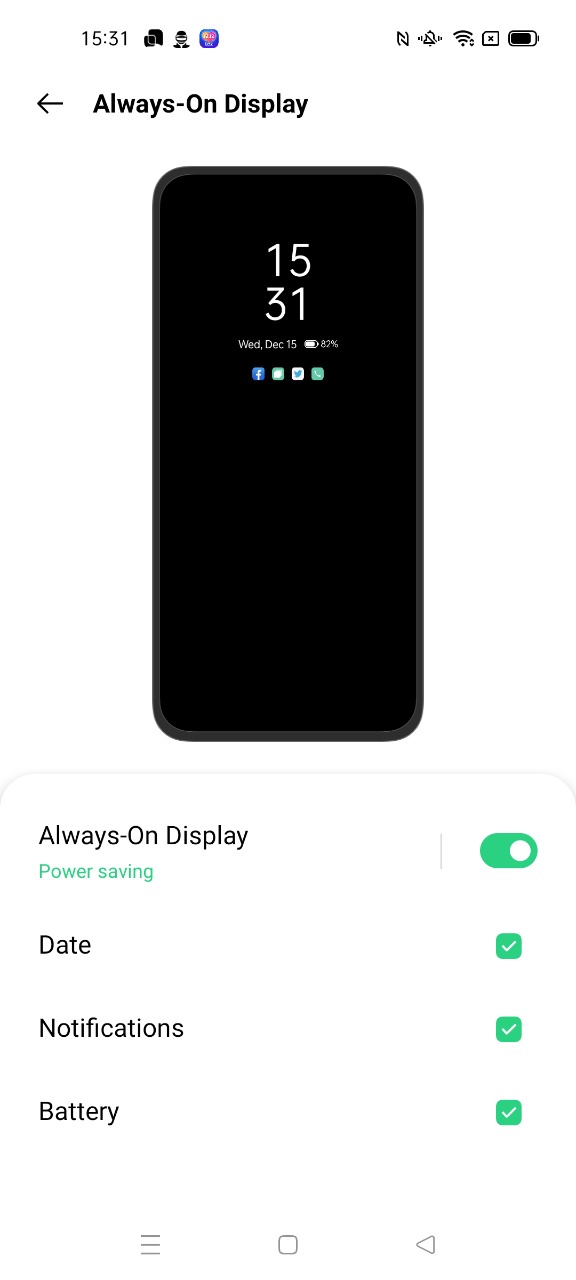 Tips OPPO A95 Always On Display 2