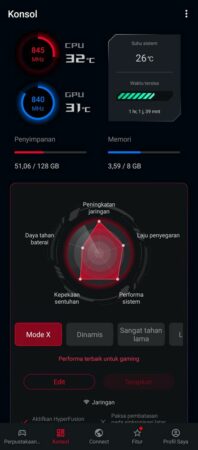 Review Gaming ASUS ROG Phone 5s 32 Armoury Crate ROG Phone 5s 1