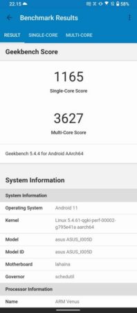 Review Gaming ASUS ROG Phone 5s 37 Geekbench 5 ROG Phone 5s