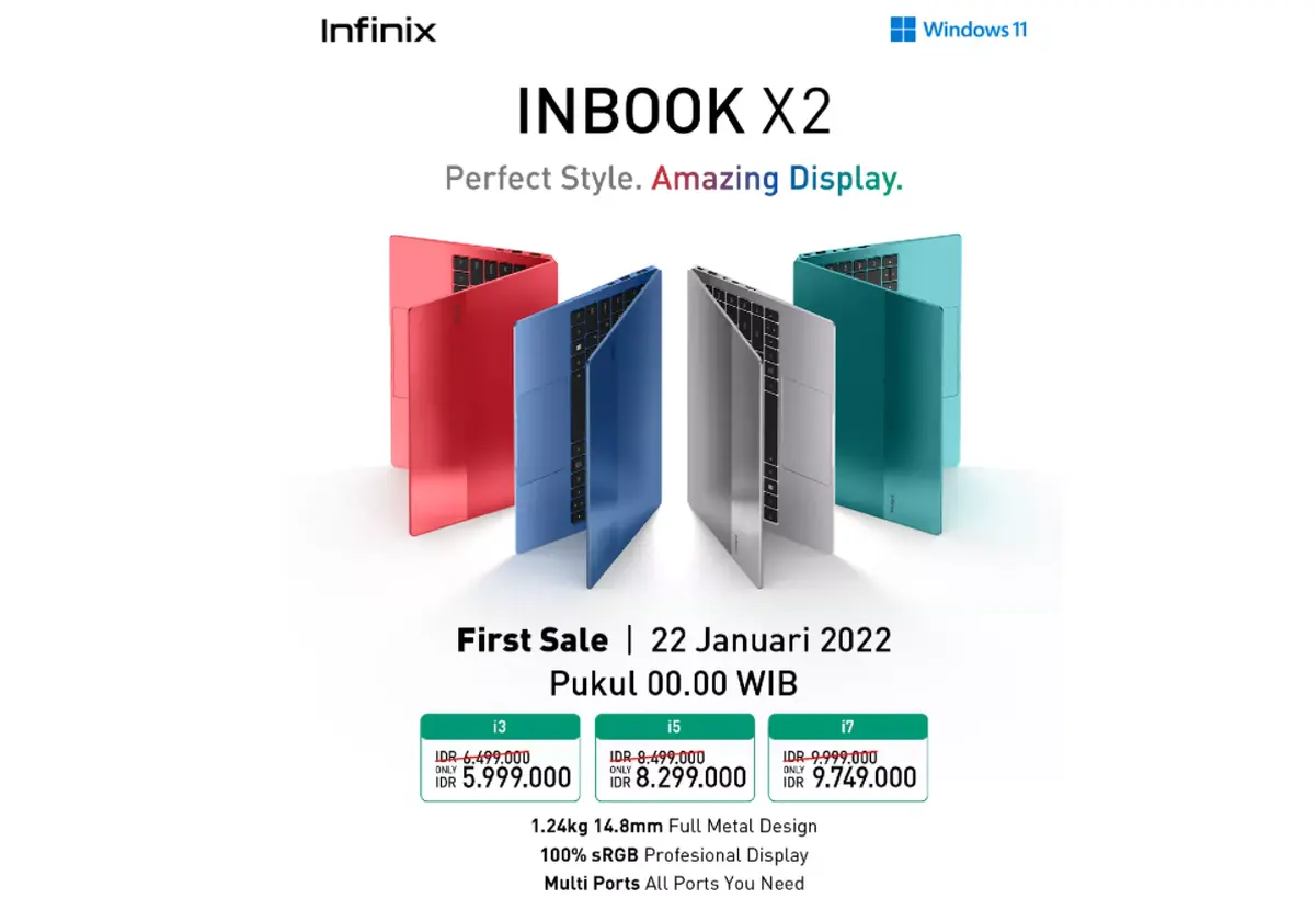 Infinix INBook X2 3