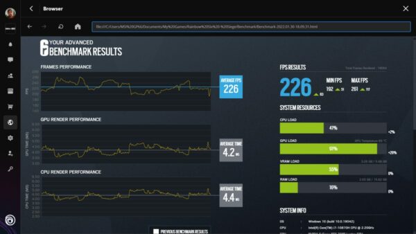 Review MSI GP66 Leopard 40 Tom Clancys Rainbow Six Siege Screenshot 2022.01.30 18.10.04.18