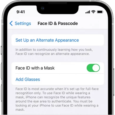 Face ID with mask 1