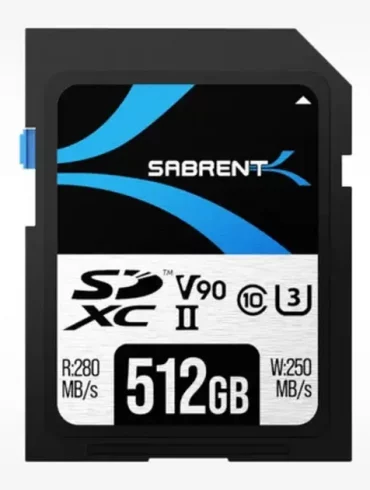 Sabrent Rocket V90 512GB UHS-II: Kartu Memori SD 512GB dengan Standar v90 Paling Murah 29 Sabrent Rocket V90 512GB UHS II