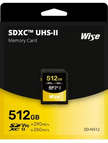Wise 512GB v90 SDXC UHS II 1 Wise 512GB v90 SDXC UHS II 1