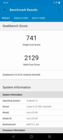 Geekbench 5 V23 5G