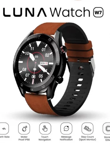 Luna W7 dan W1: Duo Smartwatch Murah dengan Sertifikasi IP68 dan Pengukur Oksigen 32 Luna W7