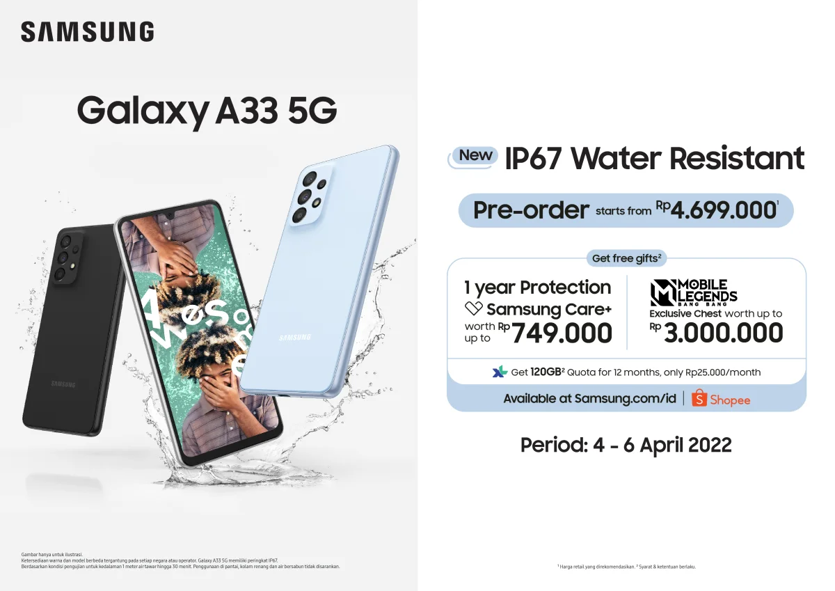 Pre order Galaxy A33 5G