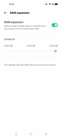 RAM Expansion OPPO A96