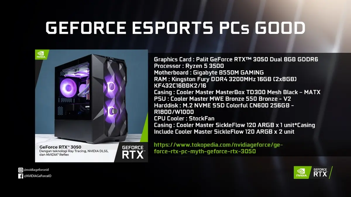 Good GeForce RTX™ Esports PC 3