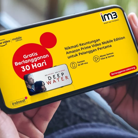 Cara Mudah Berlangganan Gratis Prime Video Mobile Edition dengan IM3 24 gratis Amazon Prime IM3